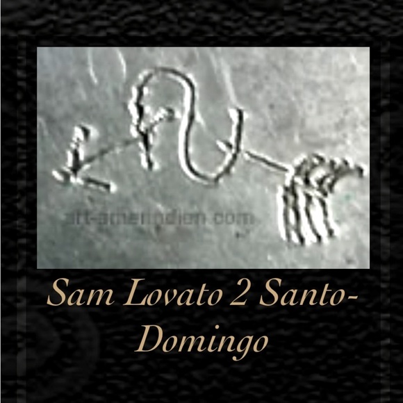 Signed - Sam Lovato, Old Pawn Sterling Silver Onyx clip back Earrings - Picture 9 of 11